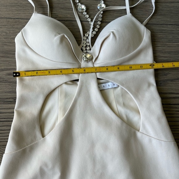 AREA Off-White Butterfly Cutout Crystal Minidress XS 795$ NWT - Picture 12 of 15